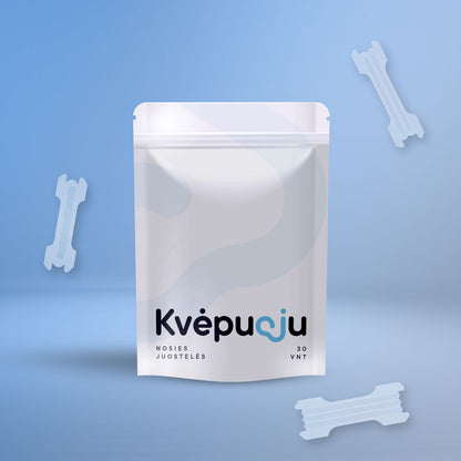 Kvėpuoju permatomos nosies juostelės